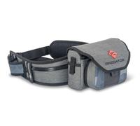 Sänger Top Tackle Systems Iron Claw Sliding System Bag Sac de pêche en polyester 400D Noir 24 x 11 x 16 cm Avec système de crochet Quick-Lock 2 boîtes Vario Sac banane pour la pêche aux poissons