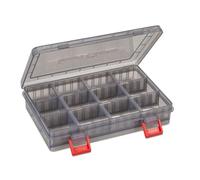 Sänger Top Tackle Systems Iron Claw Vario Box Series Boîte à appâts pour pêcheur, gris transparent, protection UV - Boîte d'accessoires robuste compatible avec les sacs Iron Claw (20,5 x 13,5 x 4 cm)