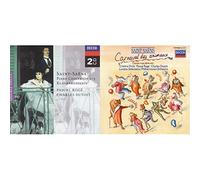 Saëns : Concertos pour Piano n° 1 à 5 (Coffret 2 CD) & Saint-Saens: Carnaval des Animaux, Danse Macabre,Phaéton, Le Rouet d'Omphale