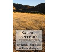 Saepius Officio: Answer of the Archbishops of Canterbury and York to the Bull Apostolicae Curae of H. H. Leo XIII