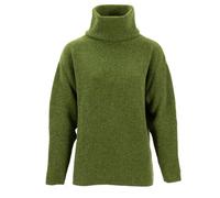 Sätila - Women's Sandby Polo Sweater - Pull en laine - M - green melange