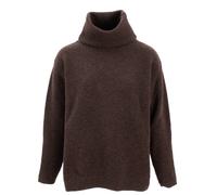 Sätila - Women's Sandby Polo Sweater - Pull en laine - XL - brown melange