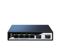 SAEVVCJWW Commutateur Ethernet 2.5 GB commutateur réseau 4 Ports 2.5G 2 Ports 10GbE SFP + Slot commutateur de Laboratoire à Domicile Plug and Play Non géré