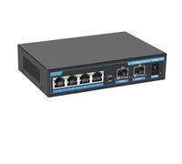 SAEVVCJWW Commutateur Ethernet 4 Ports 2.5G, Port RJ45, 10G SFP Gigabit, Plug and Play, commutateur 2.5Gbps Non géré (Size : Switch with US Plug)