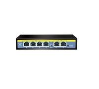 SAEVVCJWW Commutateur POE 6 10 11 Ports, commutateur Ethernet 100Mbps, commutateur réseau Rapide Vlan (Size : X1006B)