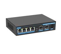 SAEVVCJWW Commutateur POE 8 Ports 2.5G, commutateur Gigabit, connecteur Ethernet POE 10G SFP RJ45 (Size : POE Switch 6 Port)