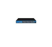 SAEVVCJWW Commutateur POE Gigabit Complet commutateur Ethernet 10/100/1000M 300W Alimentation intégrée commutateur Intelligent AI (Size : EW-S1827CG-AP)
