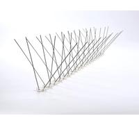 SAFA 3 mètres (6 pièces de 0,5 mètre), ensemble pics anti-pigeons 4 rangées 0,5 mètre pour sims, auvents, balcons. Répulsif anti-oiseaux efficace contre les pigeons et autres oiseaux de taille