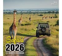 Safari 2026 Calendar: Wild adventures through Africa’s iconic wildlife