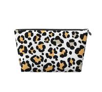Safari à imprimé Animal en Pierre léopard, Trousse de Toilette Trousse de Maquillage Sac à cosmétiques Trousse de Toilette de Voyage Portable