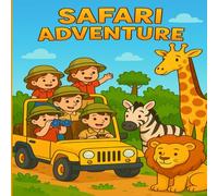 Safari Adventure: An Exciting Coloring Safari for Young Explorers: Explore, Discover, and Color Your Way Through the Wilderness