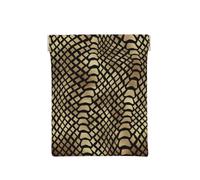Safari Africain Noir Or Python Peau Animale Sépia, Sac de Rangement pour Femmes, Portefeuille supérieur à Presser, Petit Porte-Monnaie, Pochette de Changement