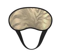 Safari African Gold Glam Zèbre Animal Skin Sepia,Masques de sommeil occultants, cache-yeux couvrants, masques de sommeil anti-lumière
