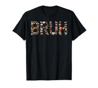 Safari Animals Zoo Trip Typography Collage Wildlife Art T-Shirt