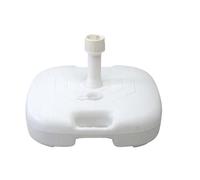 Safari- Base Parasol carrée à remplir avec de l'eau ou du Sable, 43502, Multicolore