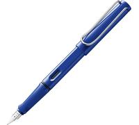Safari Blue-Stylo Plume Avec Grip Ergonomique Et Plume Acier Poli En Taille B-Matière Plastique Robuste Asa-Avec Cartouche T 10 Bleu-Droitier
