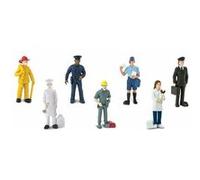 Safari décor de jeu People at work designer Toob junior 7 pièces Multicolore G