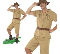 Safari Homme Déguisement Adultes Jungle Costume Zoo Keeper