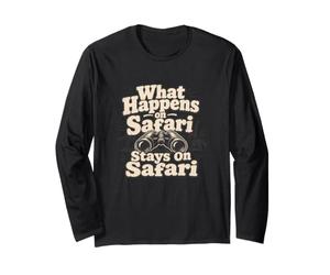 Safari Humor Jumelles Qu'est-ce Qui se Passe sur Safari Manche Longue