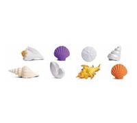 Safari jeu de rôle Seashells Toob blanc/jaune/orange/violet 8 pièces Jaune G