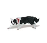 Safari jouer à l'animal border collie 12,5 cm noir/blanc