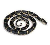 Safari jouer animal serpent roi 91,5 cm noir/jaune Vert G