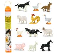 Safari Ltd - 695204 -Tube de Figurines Animaux de la Ferme