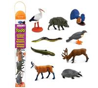 Safari Ltd. 9 Figurines d'animaux Européens | Collection TOOB | Non-Toxique et sans BPA | Jouets Animaux | Convient aux Enfants de 3 Ans et Plus