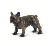 Safari Ltd Chien Bouledogue Français 6.5cm | Figurines Chien et Chat | Jouets pour Enfants | Non-Toxique et sans BPA | Convient aux Enfants de 3 Ans