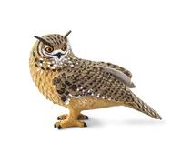 Safari Ltd Chouette effraie 7.6cm | Figurine Oiseau | Non Toxique et sans BPA | Convient aux Enfants de 3 Ans et Plus, Blanc,Blanches,Marron