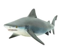 Safari Ltd Eléphant d'Afrique 16.5cm | Figurines Animaux Zoo | Non-Toxique et sans BPA | Convient aux Enfants de 3 Ans et Plus, Blanc,Gris