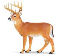 Safari Ltd. Figurine Buck Whitetail - Figurine détaillée 4,95 - Jouet éducatif pour garçons, filles et enfants