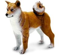 Safari Ltd. Figurine de Chien Shiba Inu de Collection Best in Show | Non Toxique et sans BPA | Animaux Jouets | Convient aux Enfants de 3 Ans et Plus, Rougeâtre