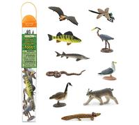 10 Figures Miniatures des Grands Lacs | Figures d'écosystème | Non-Toxique et sans BPA | Convient aux Enfants de 3 Ans et Plus | Safari Ltd