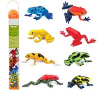 Safari Ltd Grenouilles TOOB | Grenouilles Vertes, Bleues, Jaunes, dorées, Rouges, Sira | Figures Non Toxiques et sans BPA | Convient aux Enfants de 3 Ans et Plus