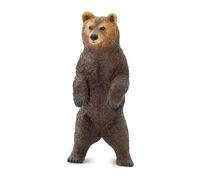 Safari Ltd Ours Grizzly 11.9cm | Jouets Animaux | Non Toxique et sans BPA | Convient aux Enfants de 3 Ans et Plus