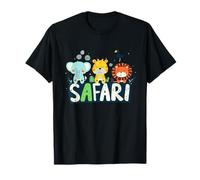 Safari ludique avec animaux pour les amoureux de girafe et de lion T-Shirt