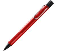 Safari Red - Stylo À Bille Avec Grip Ergonomique Et Largeur De Trait M - Pour Une Écriture Longue Et Agréable - En Plastique Robuste Asa - Avec Recharge Grande Capacité M 16 En Bleu