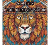Safari Serenity: African Wildlife Colouring Book for Adults: 50 Intricate African Animals with Relaxing Mandala Patterns for Mindful Colouring, Stress Relief, and Calm Creativity