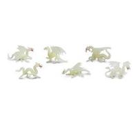 Safari set de jeu Glow-in-the-Dark Toob Dragons junior 6-pièces Blanc G