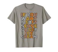 Safari Si Vous Voulez Un Service Doux, optez pour Une crème glacée de Volleyball T-Shirt