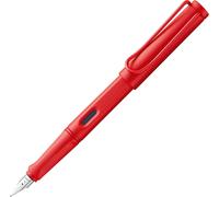 Safari Strawberry Stylo-Plume,Avec Poignée Ergonomique Et Plume En Acier Poli,Largeur De Trait M,En Plastique Asa Robuste,Avec Cartouche D'encre T 10 Bleue,Pour Droitier