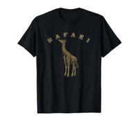 Safari T-shirt design Jungle Animals Girafe Gift Men Boys T-Shirt