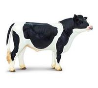 Safari Taureau Holstein junior 13 cm caoutchouc noir/blanc Blanc G