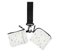 Safari Trees Little Fresh Lot de 2 porte-cartes pour femme avec poche à fermeture éclair