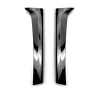 SAFATBZ Ailerons Voiture 1 Paire Becquets Latéraux Lunette Arrière Noirs Brillants pour MK2 2017-2023 2022 2021 2020 2019 2018 Arrière Latéral Spoilers