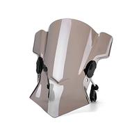 SAFATBZ Moto Pare Brise Avant pour Aprilia pour Mana 850 2009 2010 2011 pour Shiver 750 pour SL750 2008-2009 Universel Moto Pare Brise Rue Vélo Pare Brise Déflecteur Bulle Carénage(Smoke Windshield)