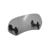 SAFATBZ Moto Pare Brise Avant pour Vespa pour GTS300 pour GTS pour LX pour LXV 50 125 150 250 Universel Moto Pare Brise Spoiler Réglable Pare Brise Extension Déflecteur Bulle Carénage(Mini Smoke)