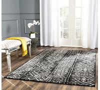Safavieh Adirondack Collection ADR111C Tapis Contemporain Bohème Effet Vieilli Noir et Argent (5'1" x 7'6")