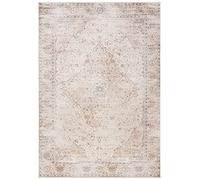 Safavieh Atlas Collection ATL948A Tapis décoratif - 1,9 x 1,6 m, Ivoire et Beige, Design Vintage Oriental à Aspect Vieilli, ne perd Pas Ses Poils et Facile d'entretien, idéal pour Les Zones à Forte